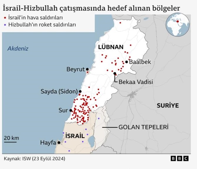 İsrail'in  Hizbullah'a yönelik hava saldırısı: Can kaybı 500'ü geçti